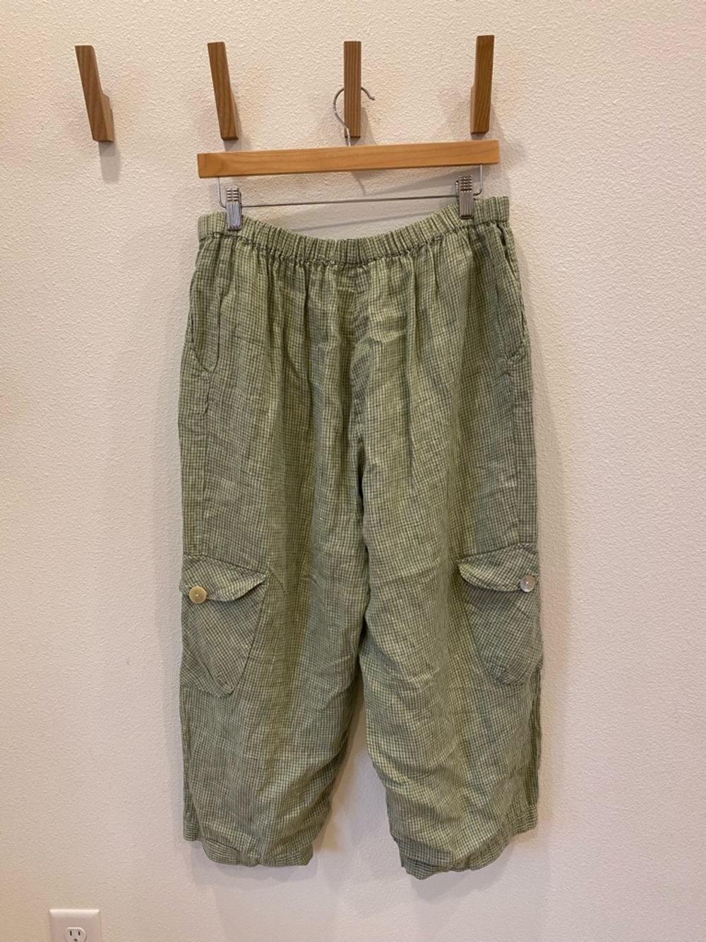 Flax Lightweight Linen Pants with Pockets size Medium
